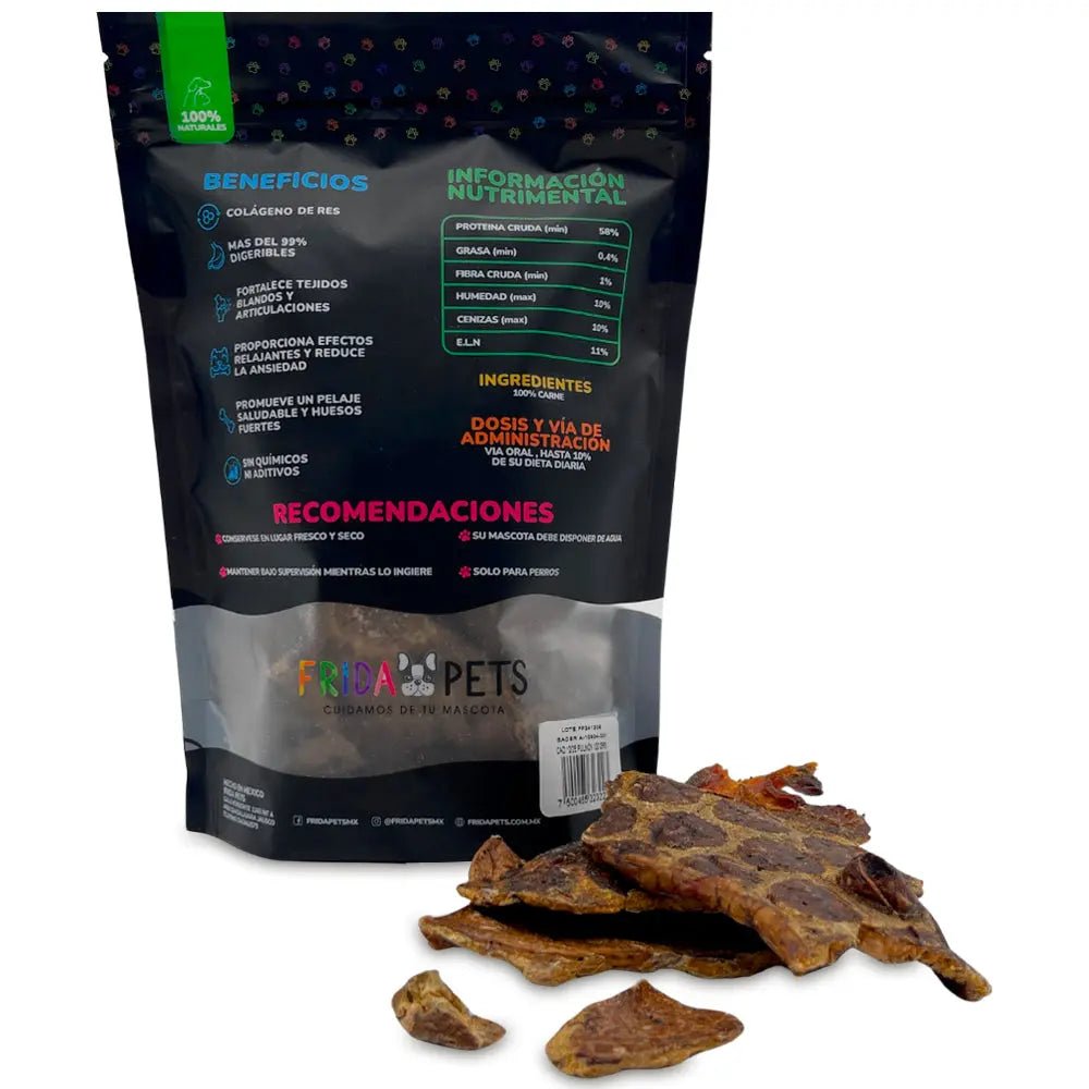 Pulmón de Res Deshidratado Frida Naturals | Snack Natural para Perros - FridaPets - Perro - Snacks - Frida Naturals