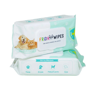 Frida Wipes, vistas frontal y lateral del paquete