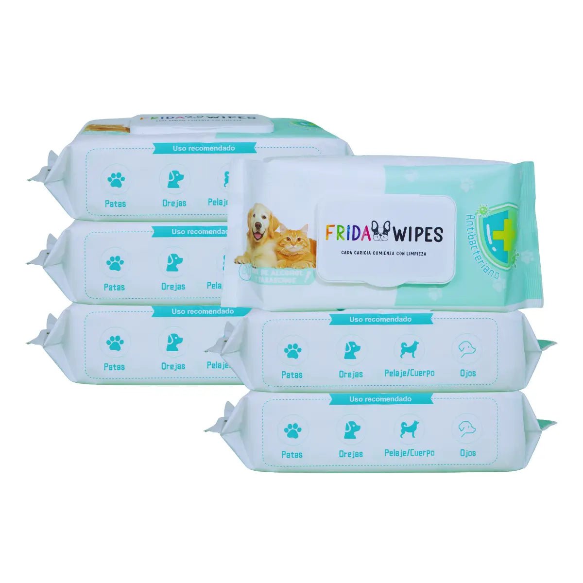 Toallitas Húmedas Para Mascotas Frida Wipes - FridaPets - Perro y gato - Accesorios - FridaPets