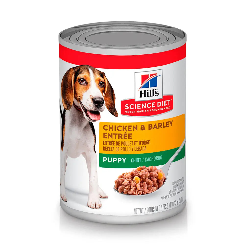 Hill's Science Diet Puppy pollo y cebada alimento húmedo para cachorro 370 g FridaPets