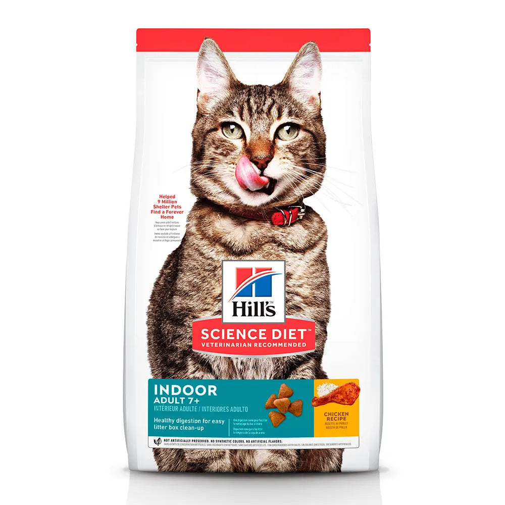 Hill's Science Diet Alimento Gato Adulto Seco 7+ Indoor FridaPets