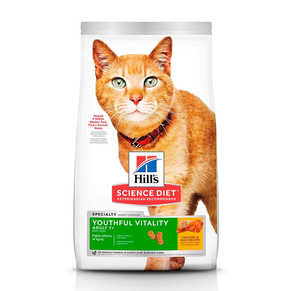 Hill's Science Diet Alimento para gato Adulto 7+ Senior vitality FridaPets