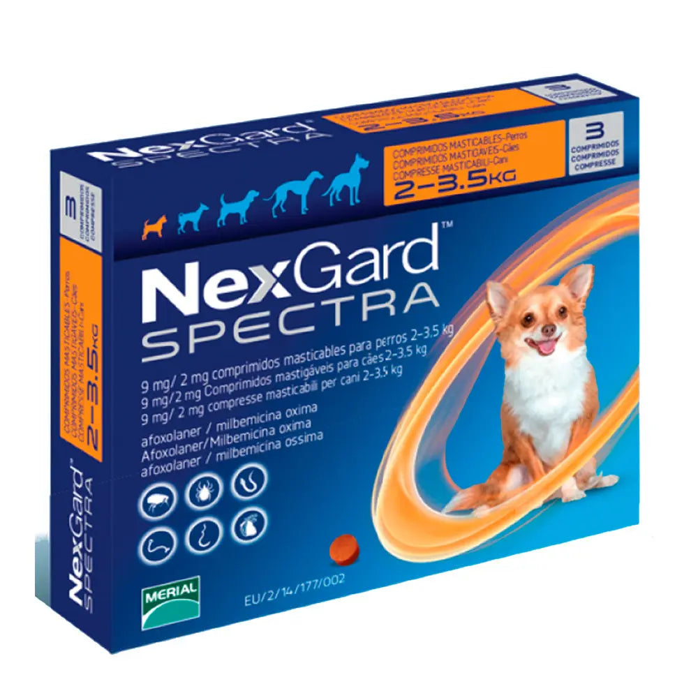 NEXGARD SPECTRA  (3 TABLETAS) FridaPets