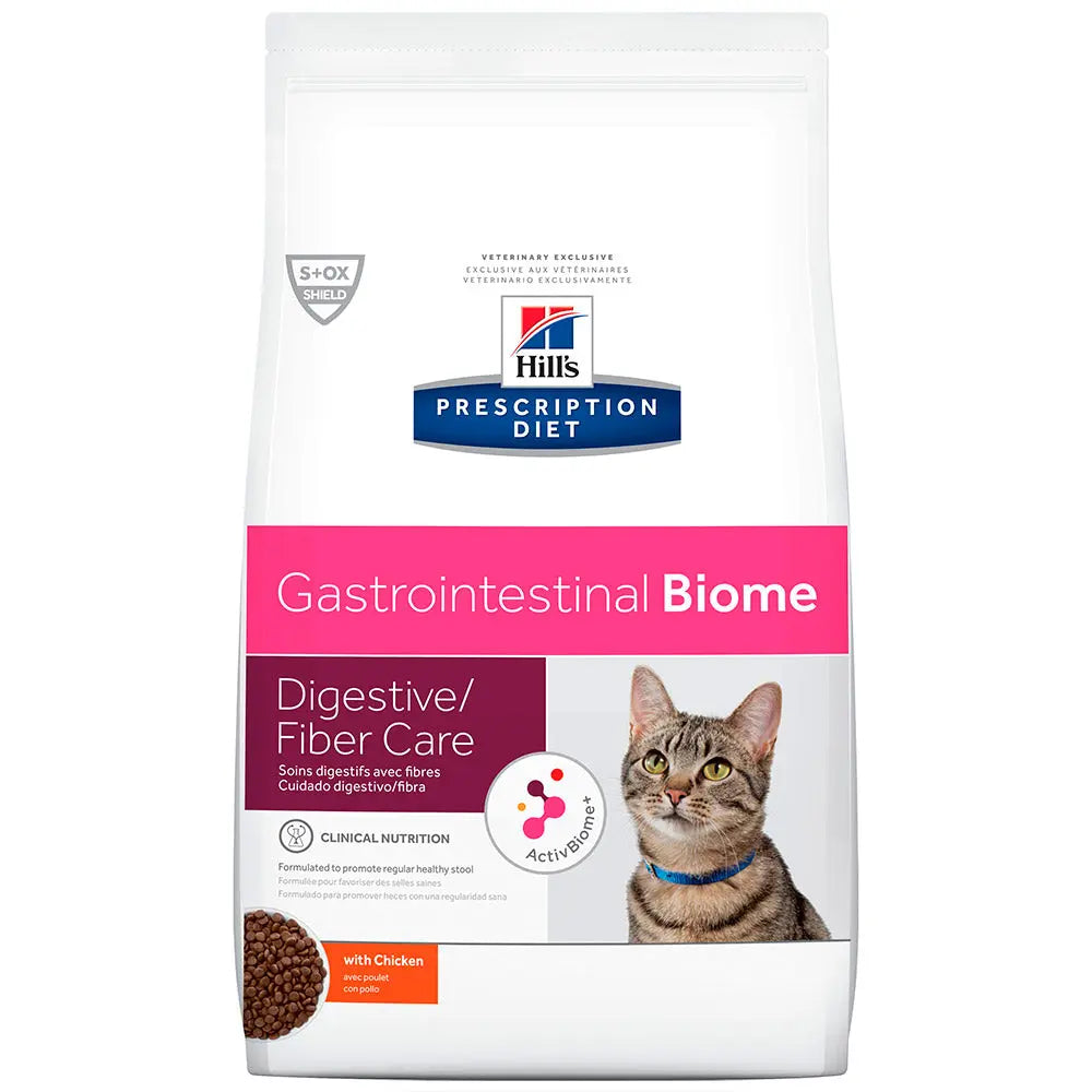Hill's Prescripción Diet GI Biome Enfermedad Gastrointestinal Alimento para Gato Adulto Seco 1.8 kg FridaPets