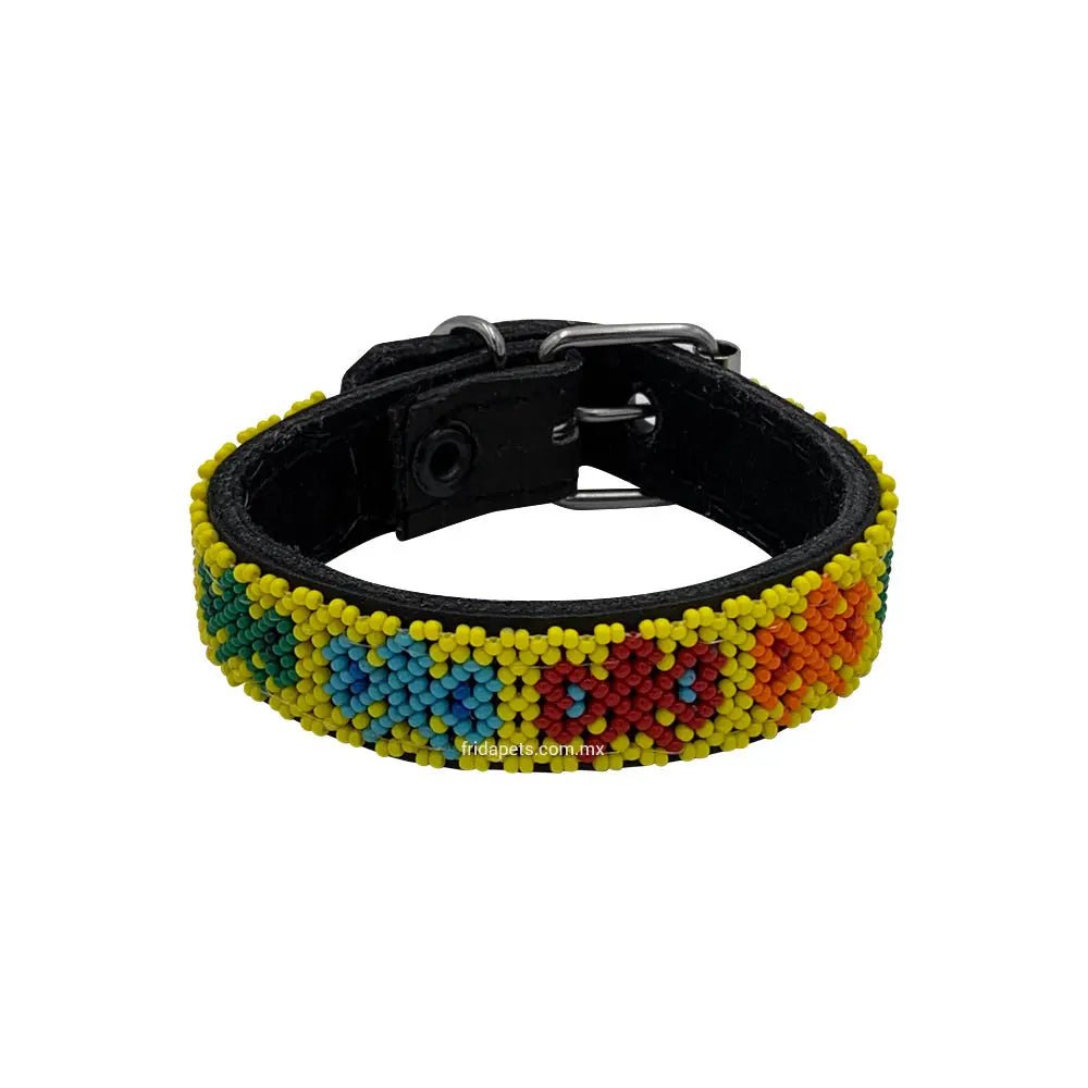 Collar Artesanal Kupihuate Mariposa de Colores "XS" - FridaPets - Perro y gato - Guardarropa - FridaPets