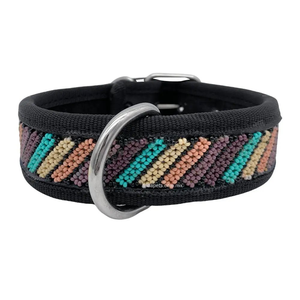 Collar Artesanal Wixari Arcoiris "M" - FridaPets - Perro y gato - Guardarropa - FridaPets