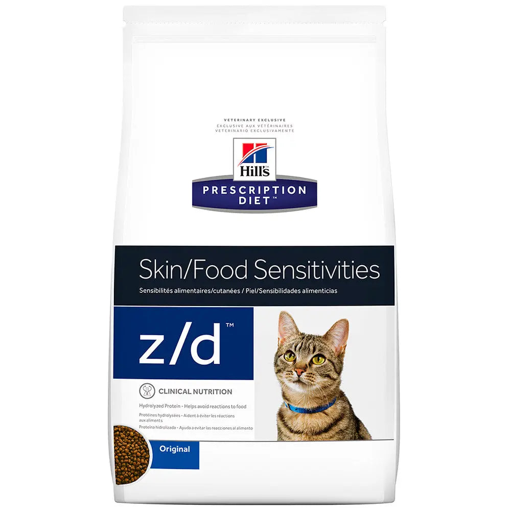 Hill's Prescripción Diet z-d Alergias Alimentarias Alimento para Gato Adulto Seco 1,8 kg FridaPets