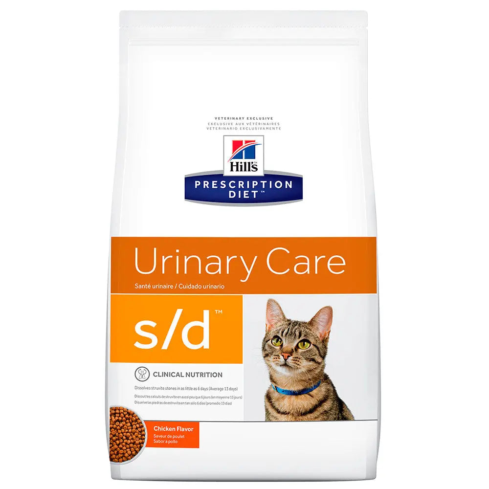 Hill's Prescripción Diet s-d Cuidado Urinario Alimento para Gato Adulto Seco 1,8 kg FridaPets
