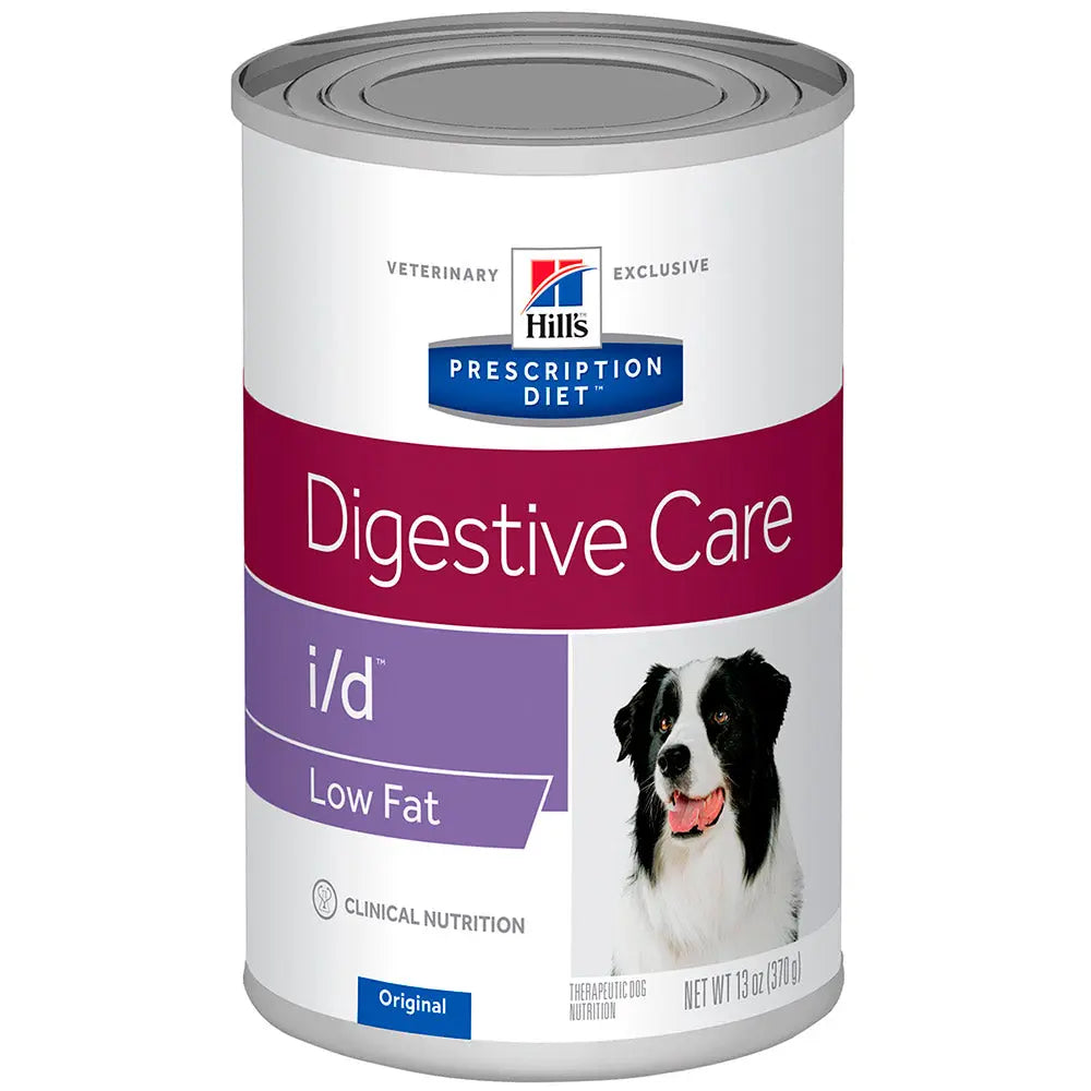 Hill's Prescripción Diet i-d Salud Gastrointestinal Bajo en Grasa Alimento para Perro Adulto Húmedo 370 g FridaPets