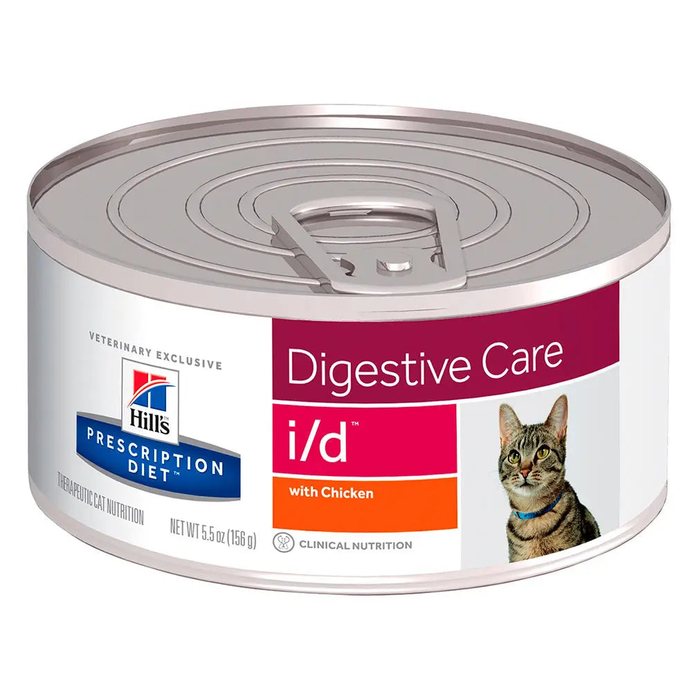 Hill's Prescripción Diet i-d Salud Gastrointestinal Alimento para Gato Adulto Húmedo 156 g FridaPets